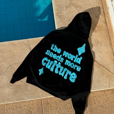 Culture Heritage - World Culture Hoodie | Black Blue
