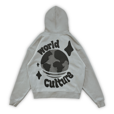 Culture Heritage - World Culture V2 Hoodie | Pebble Grey