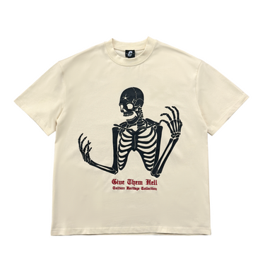 Culture Heritage - Give Them Hell Tee | Cream