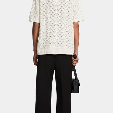 Daily Paper - Yinka Relaxed Knit Polo | Off White