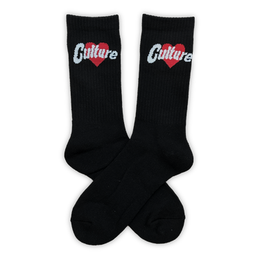Culture Heritage ‘Lovers’ Socks Black - Single Pair