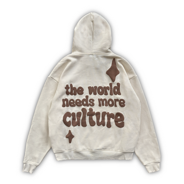 Culture Heritage - World Culture Hoodie | Cream Brown