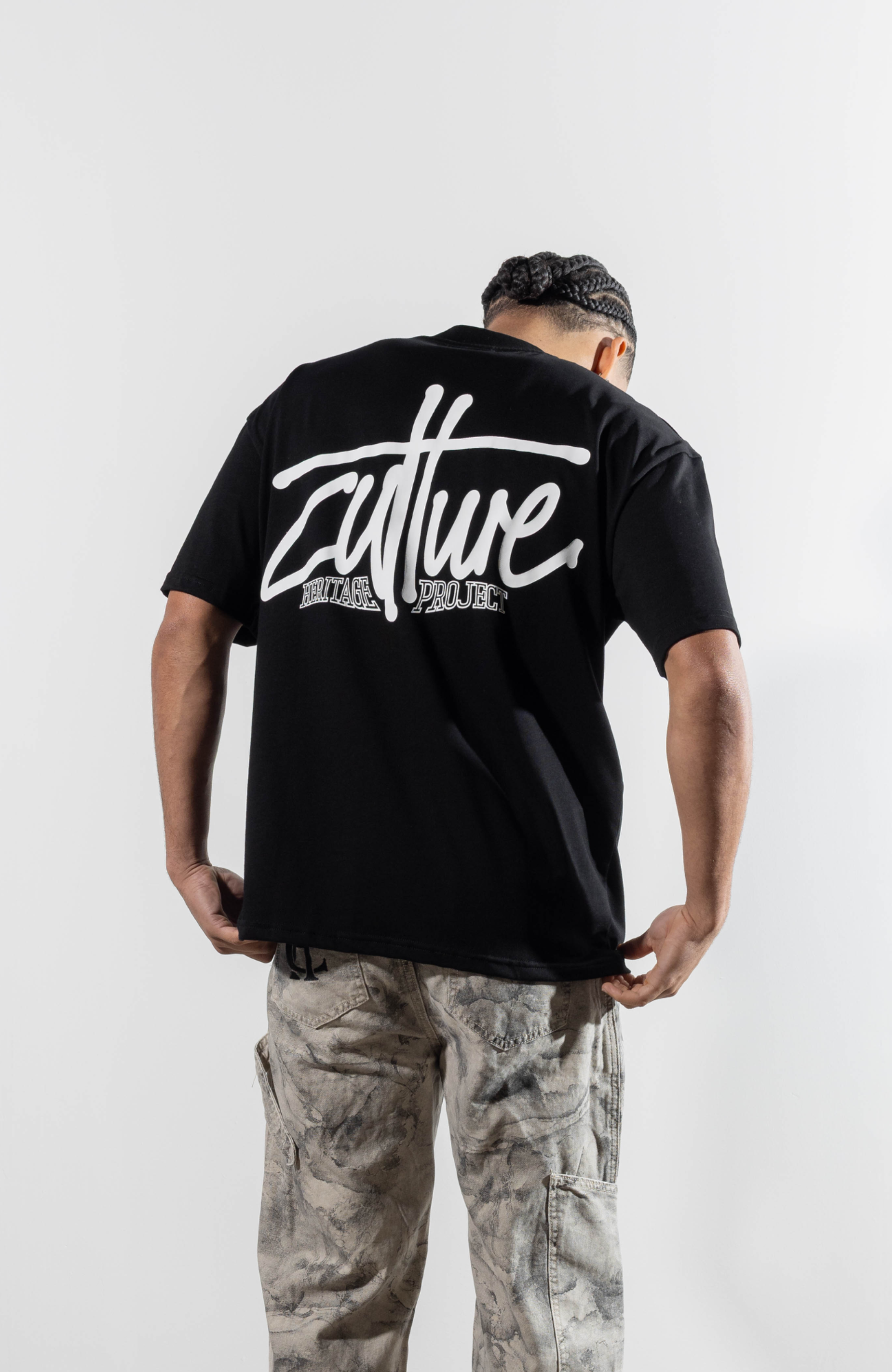 Culture Heritage - Graffiti Tag Tee | Black White