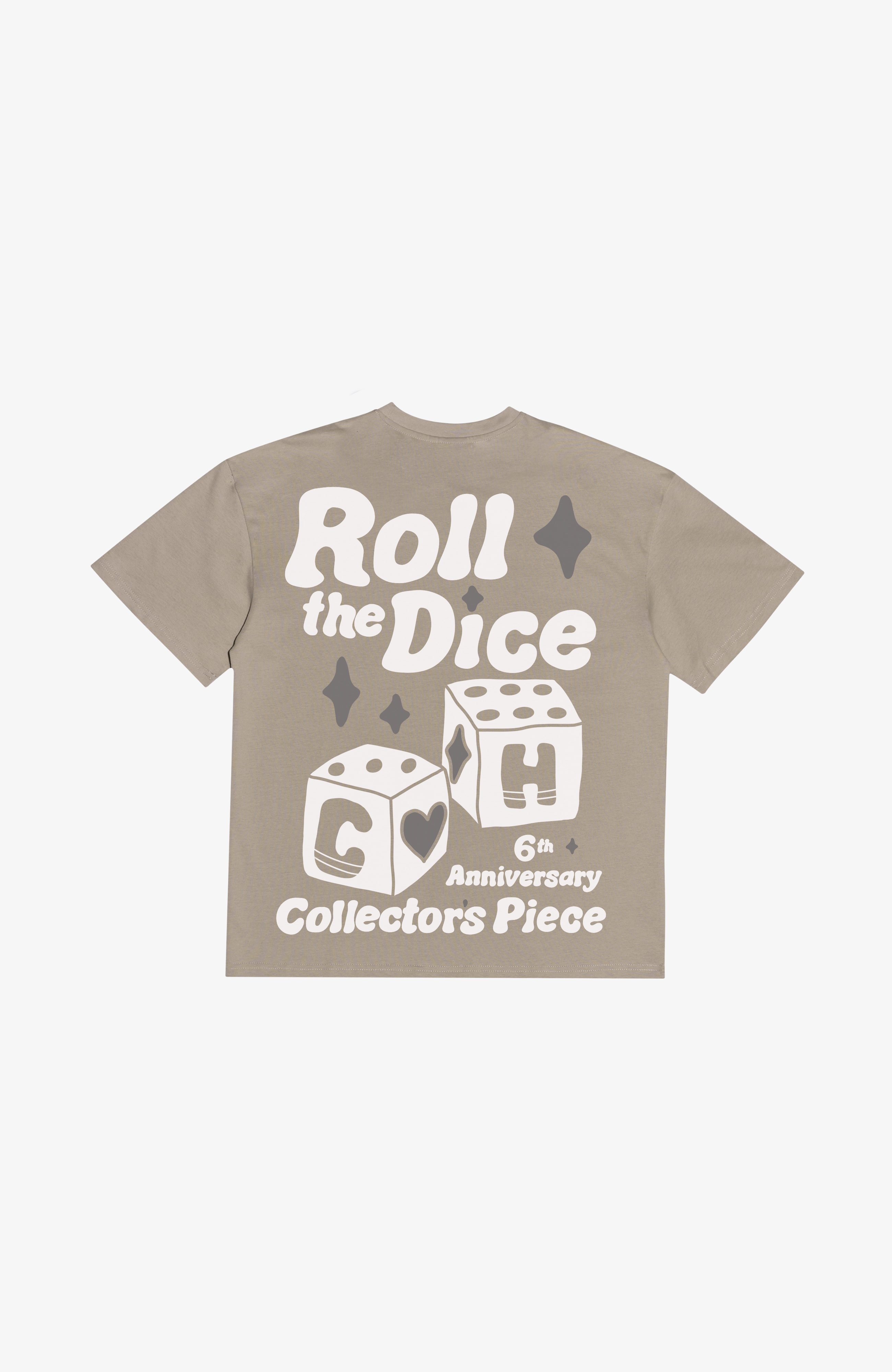 Culture Heritage - Roll the Dice Tee (6th Anniversary) | Taupe