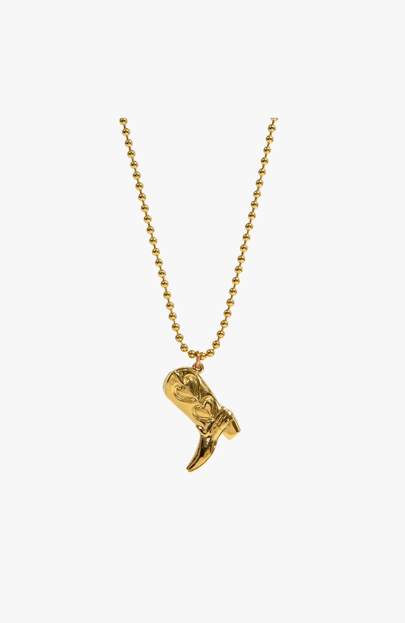 TwoJeys - Boot Necklace | Gold
