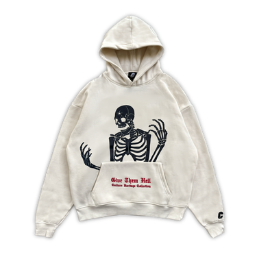 Culture Heritage - Give Them Hell Hoodie | Cream