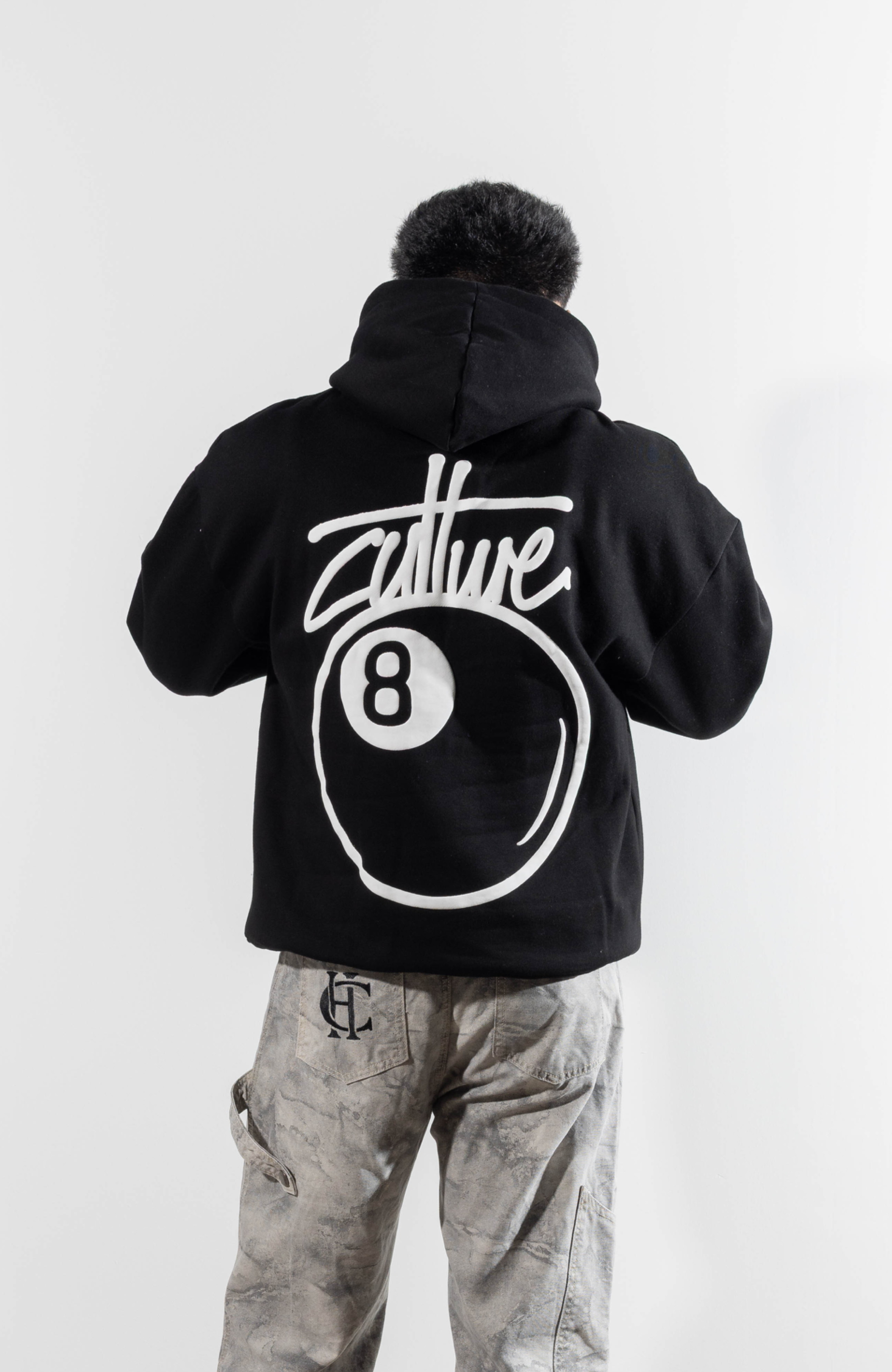 Culture Heritage - 8-Ball Hoodie | Black White