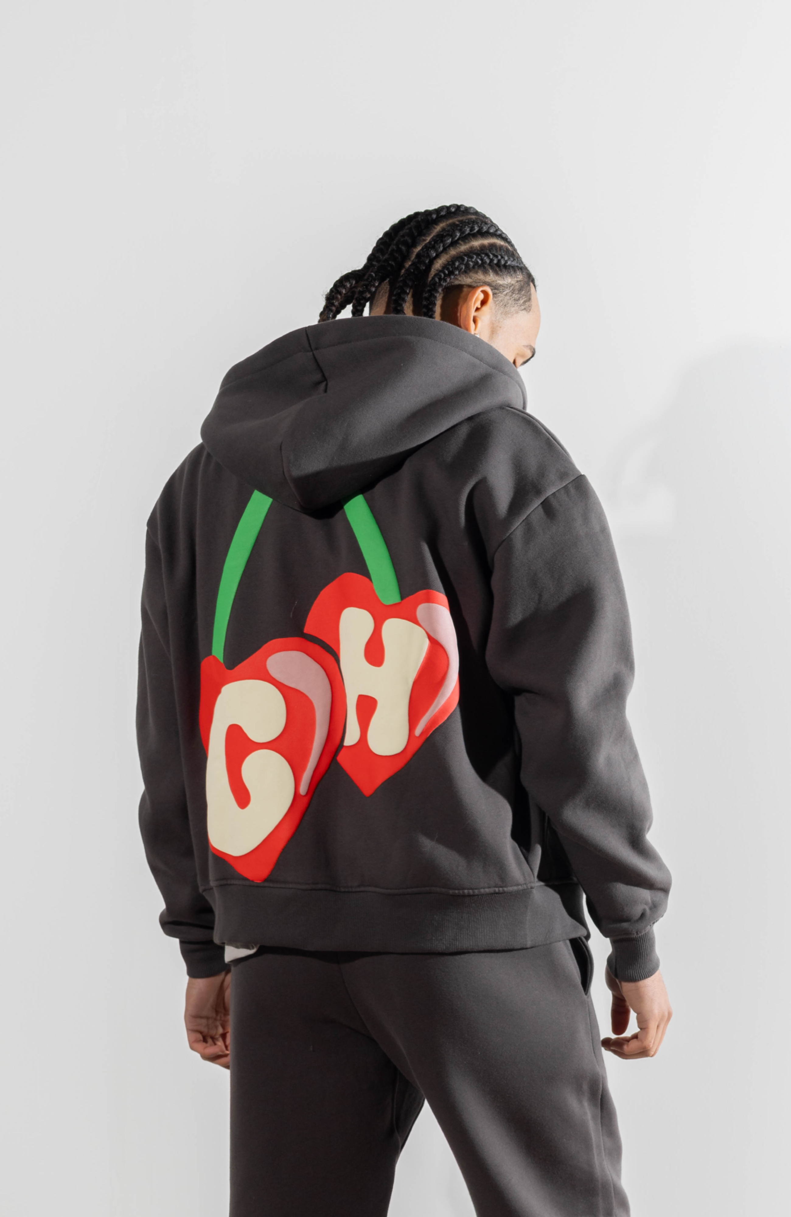 Culture Heritage - Lovers Zipper Hoodie | Granite