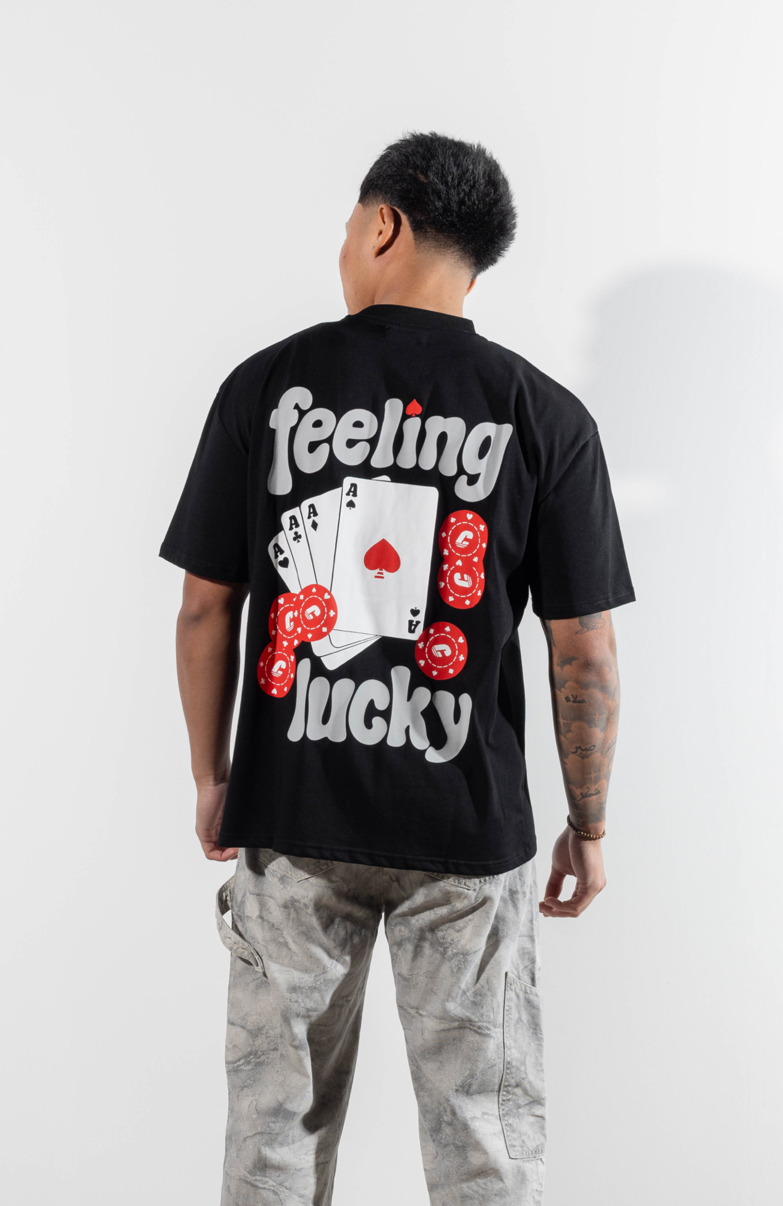 Culture Heritage - Feeling Lucky Tee | Black