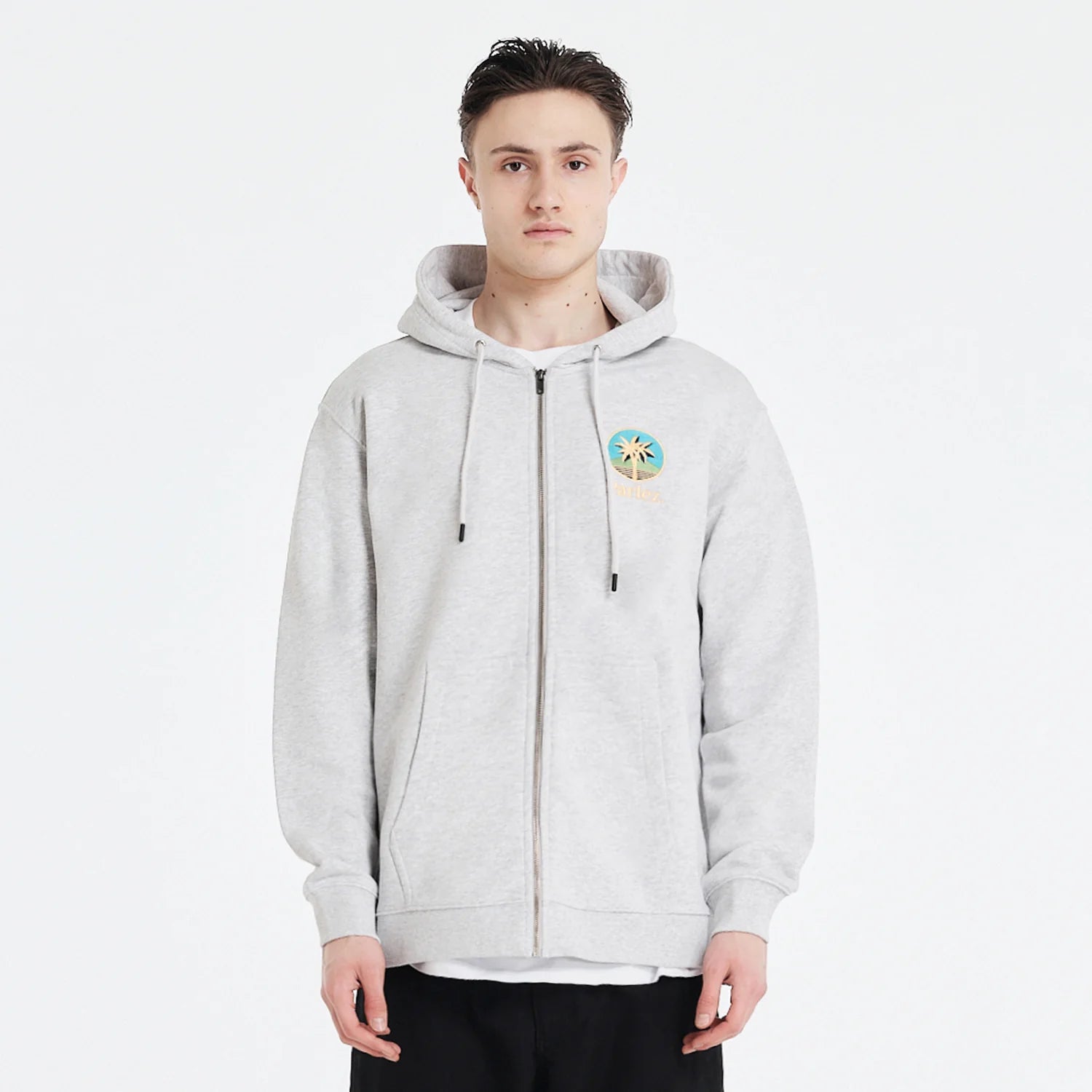 Grey parlez hoodie sale