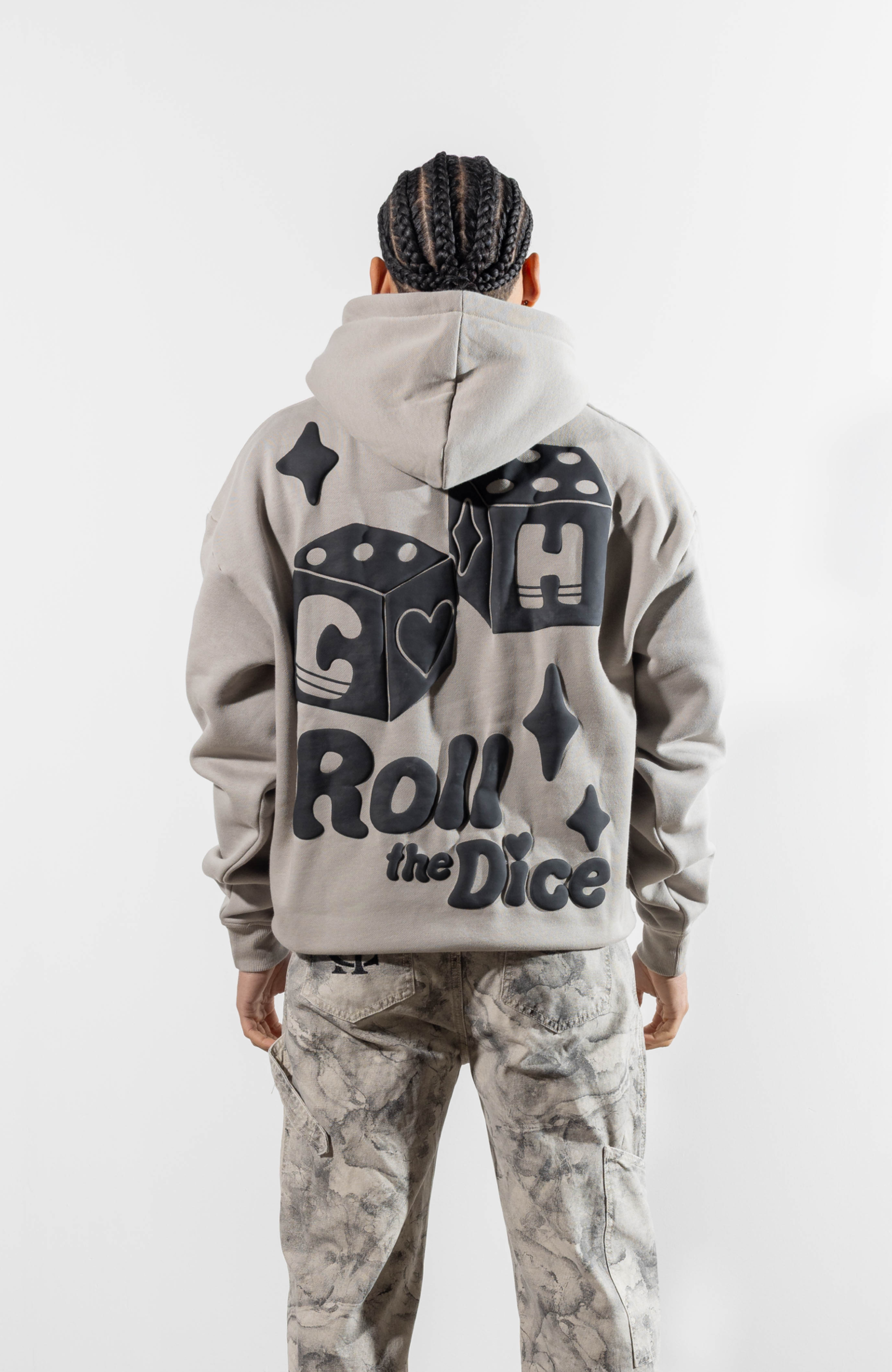 Culture Heritage - Roll the Dice Hoodie | Pebble Black