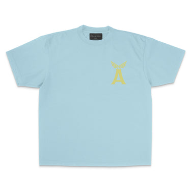 FKA - Camiseta Atelier V2 - Azul cielo y crema