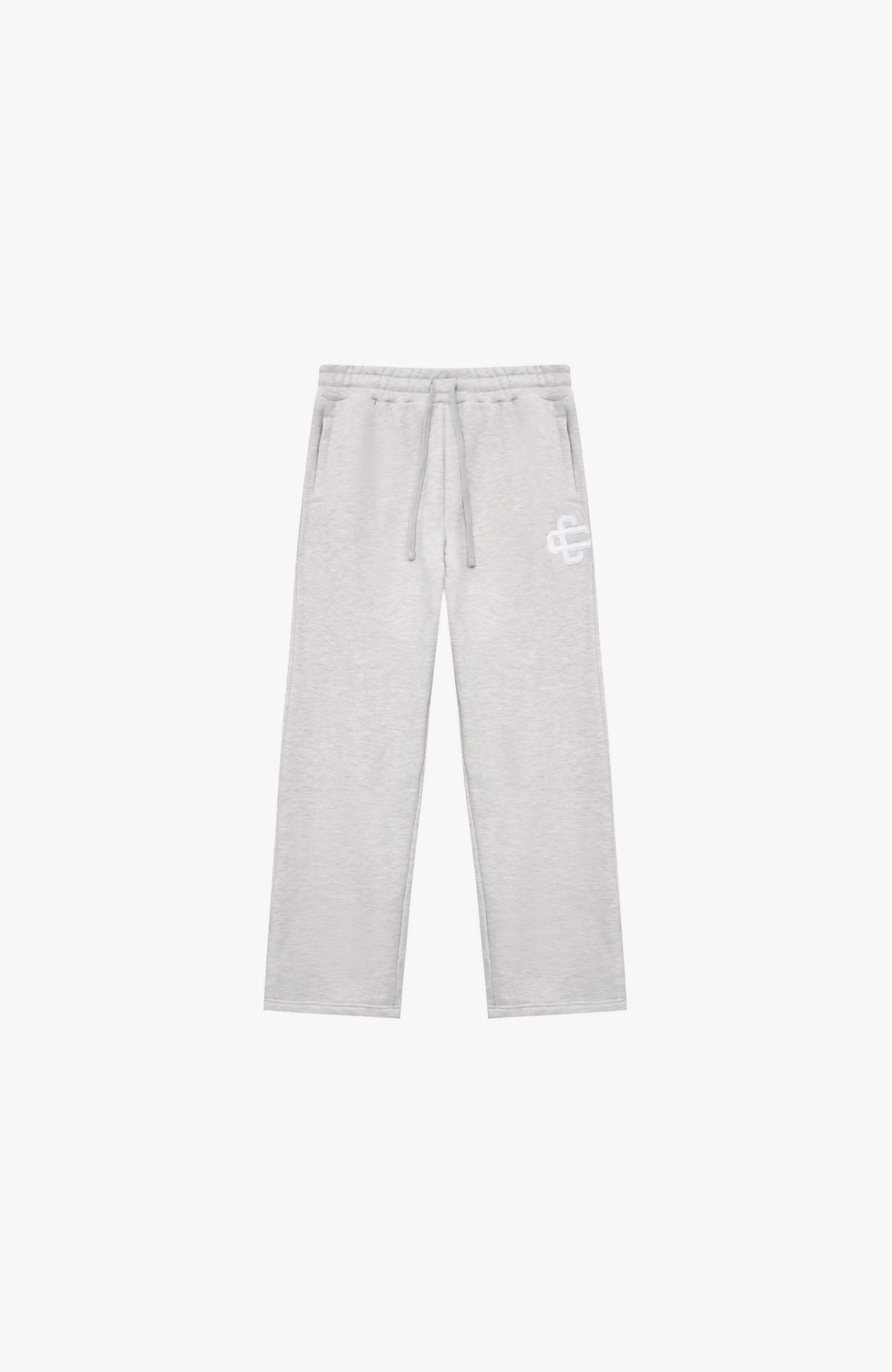 Couture Club - Heavyweight Emblem Joggers | Grey Marl