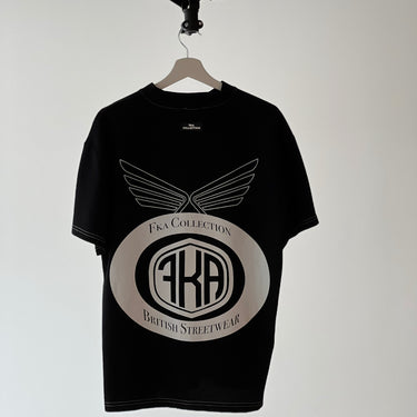 FKA - Camiseta del patrocinador | Puntada de contraste negra.