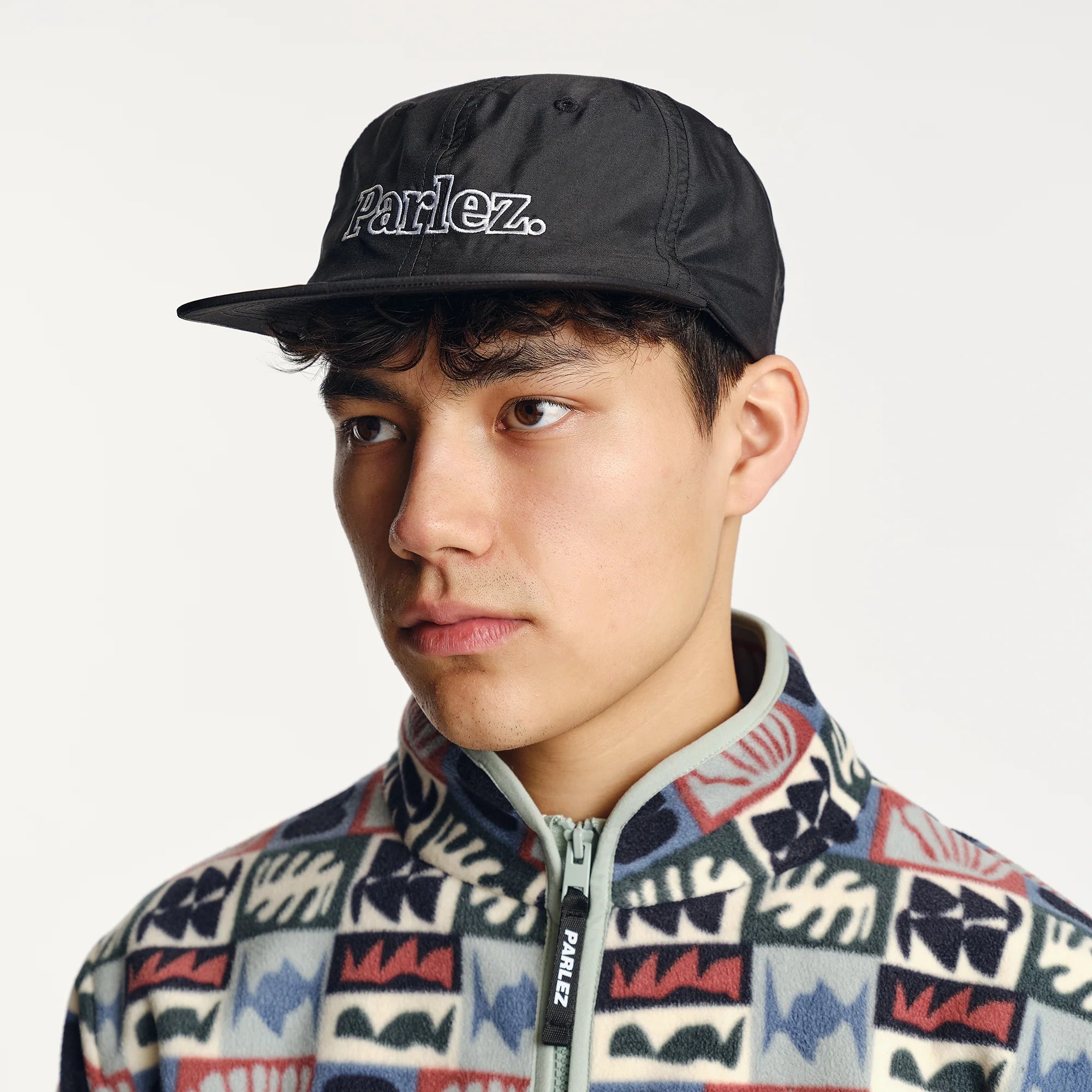 Parlez - Brade 6 Panel Cap | Black
