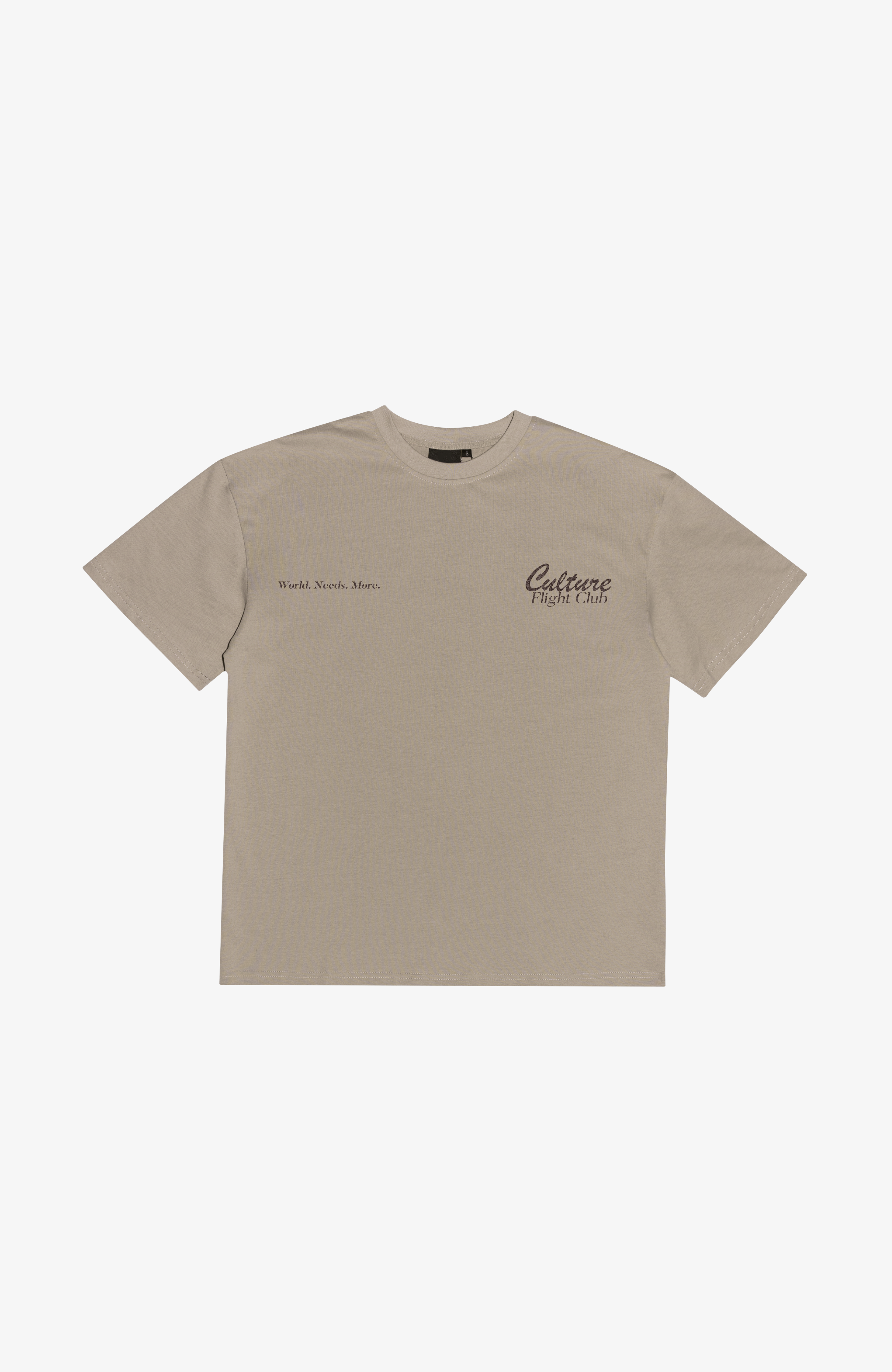 Culture Heritage - Flight Club Tee | Taupe (Challenge Edition)