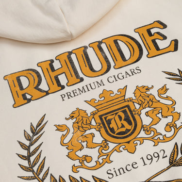 Rhude - Cresta Cigar Hoodie | Vintage White