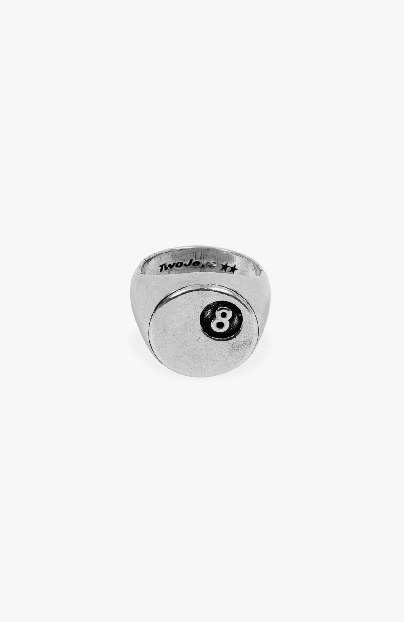 TwoJeys - 8 Ball Ring | Silver