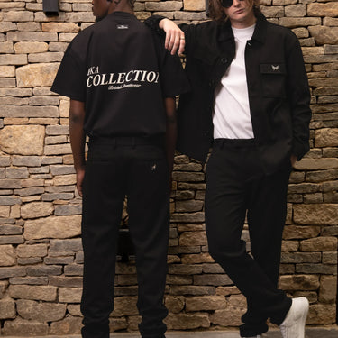 Collection FKA - Pantalon texturé | Noir