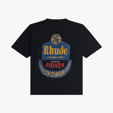RHUDE - GRAND CRU TEE | VINTAGE BLACK