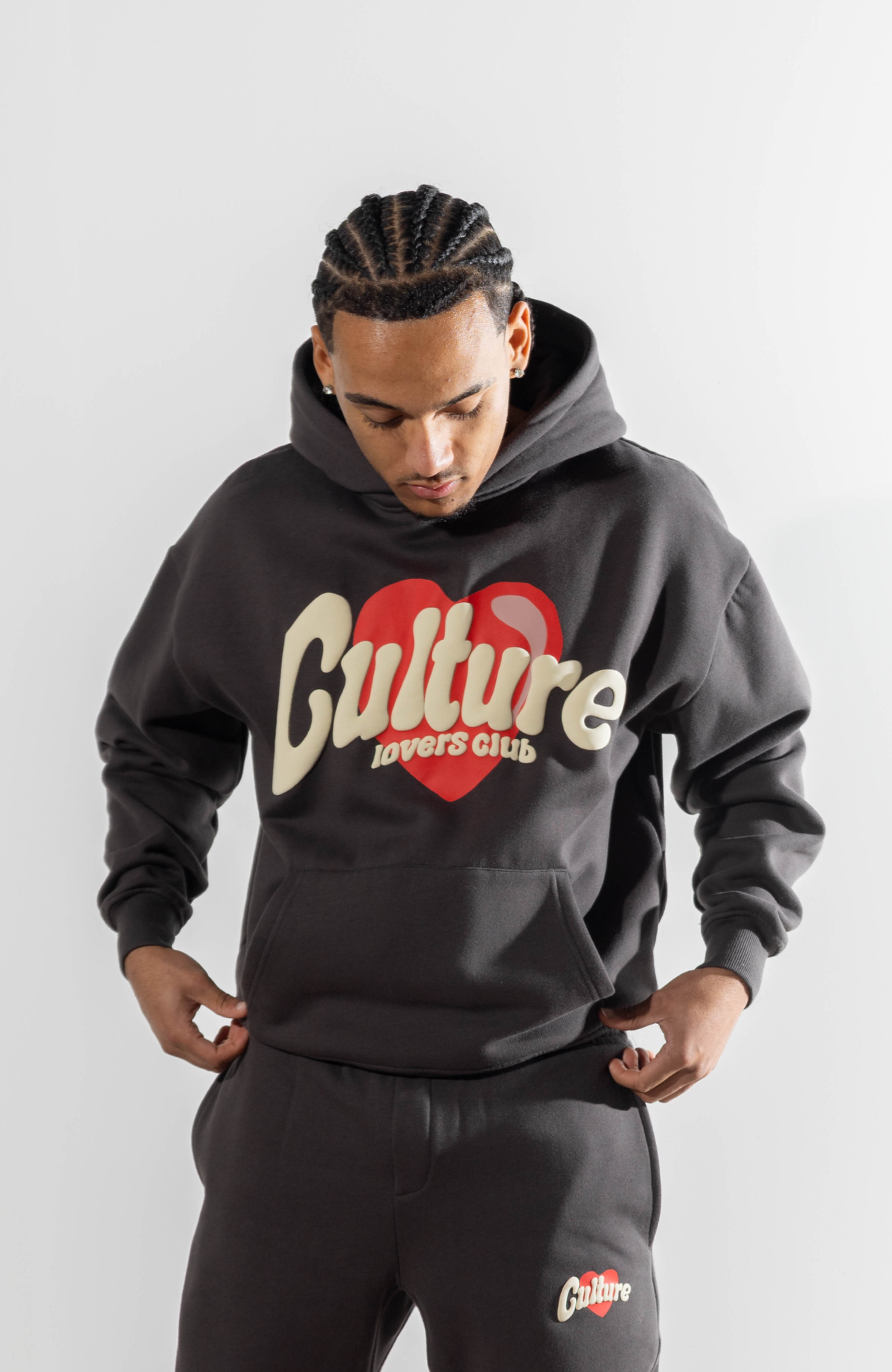 Culture Heritage - Lovers Hoodie | Granite-Grey