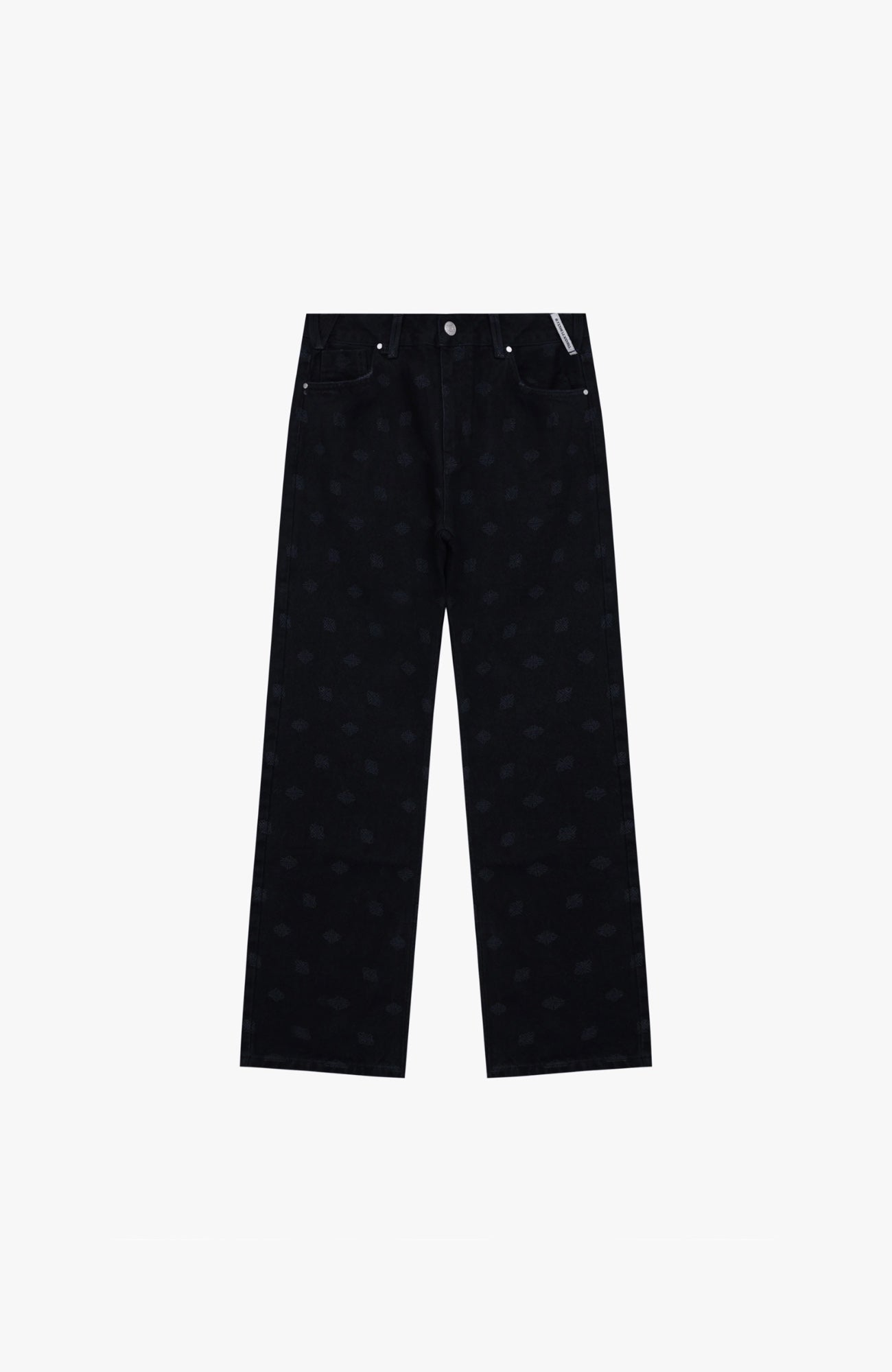 Couture Club - Laser Print Denim | Black