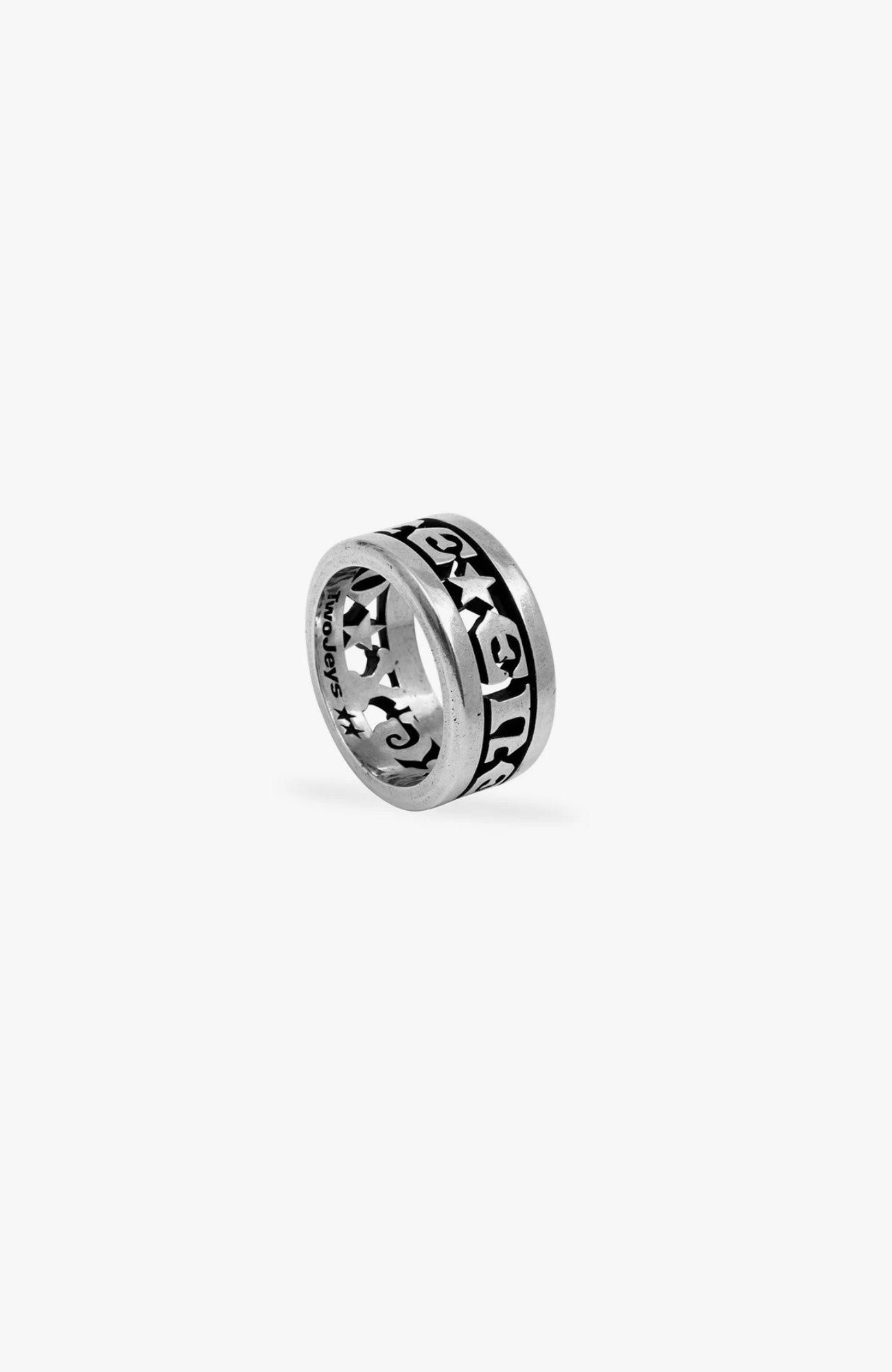 TwoJeys - Scripted Ring | Silver