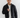 Culture Origins - Fur Lined Harrington Jacket | Off Black