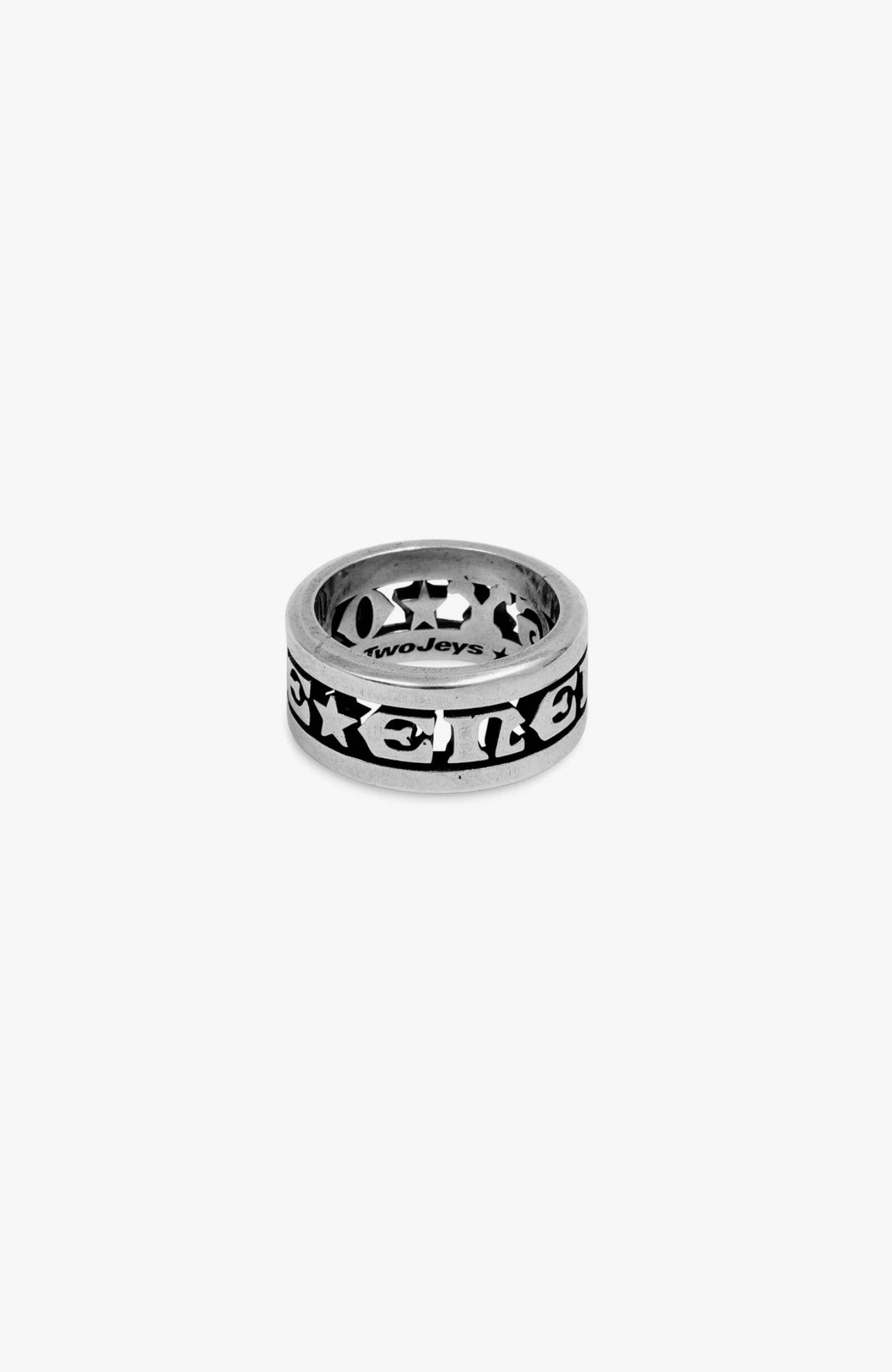 TwoJeys - Scripted Ring | Silver