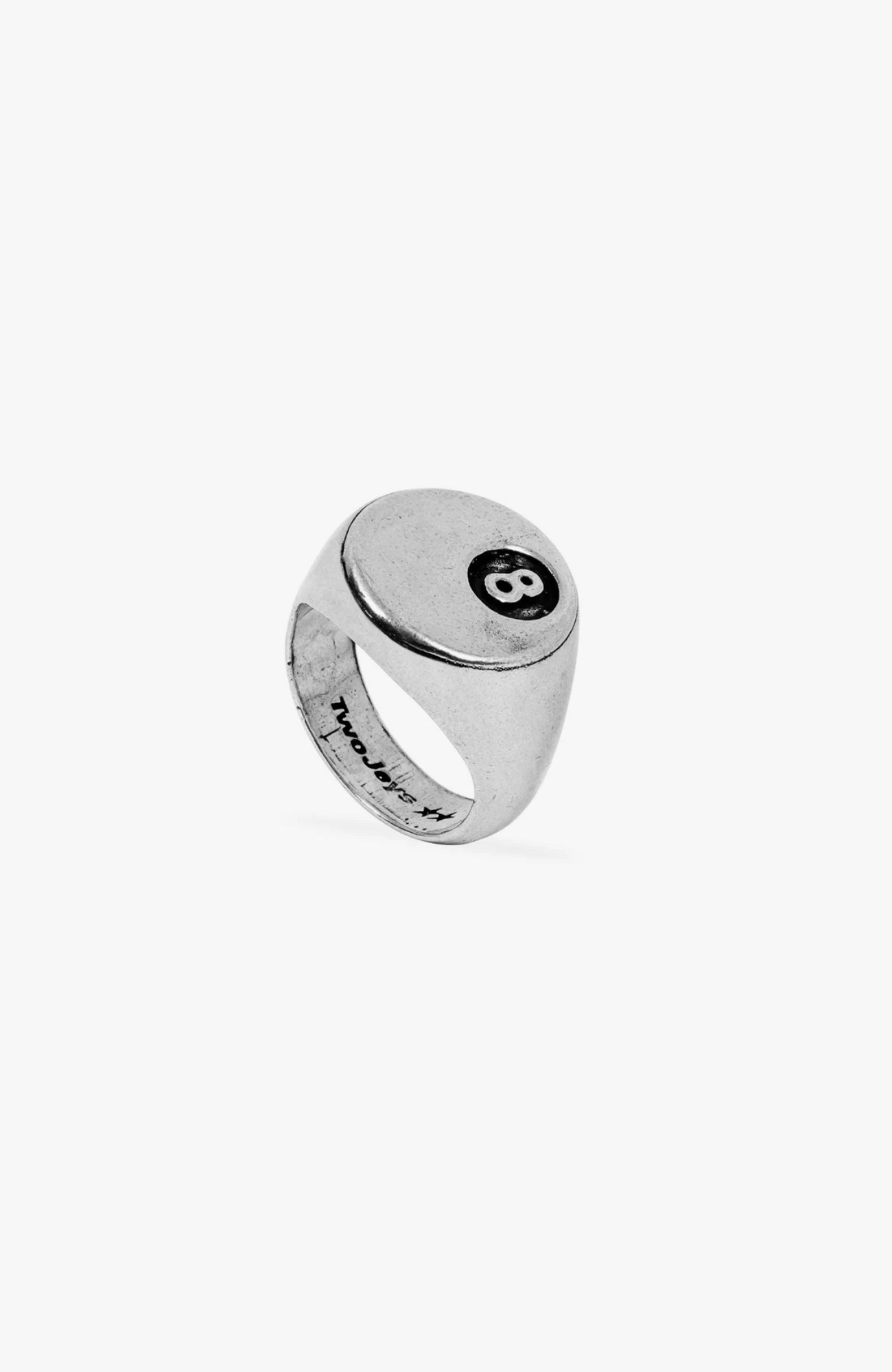 TwoJeys - 8 Ball Ring | Silver