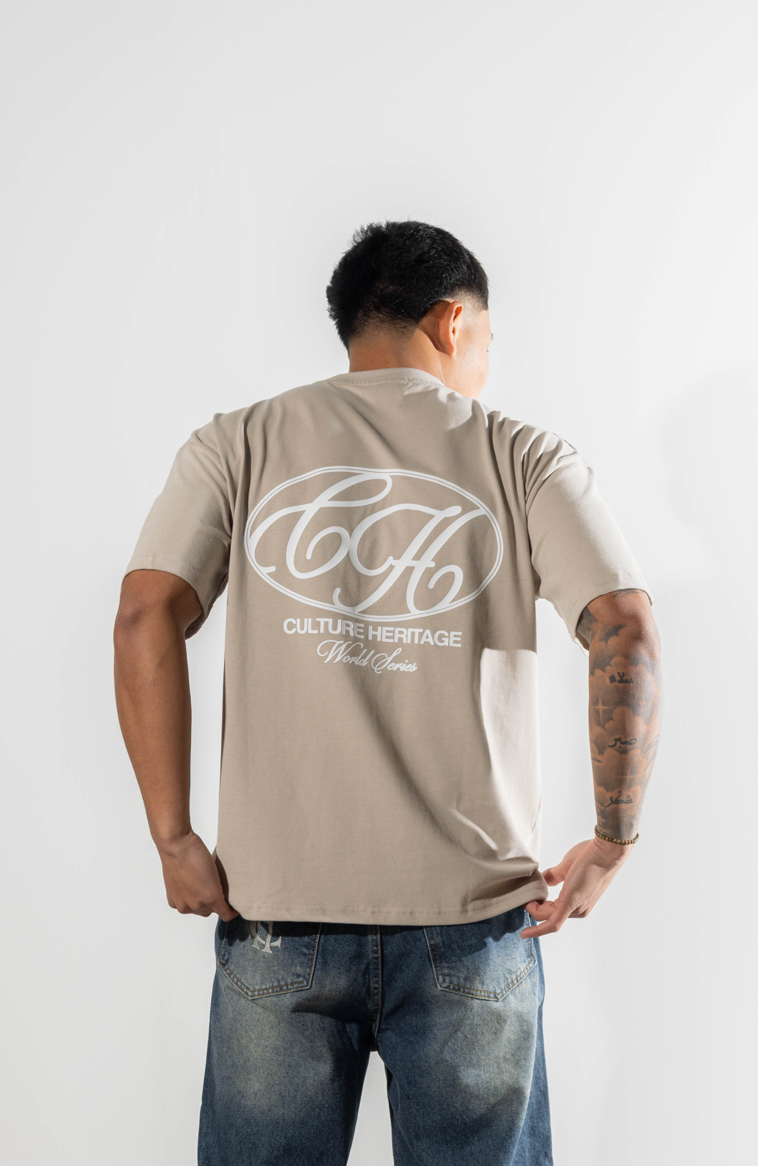Culture Heritage - World Series Anniversary Tee | Taupe