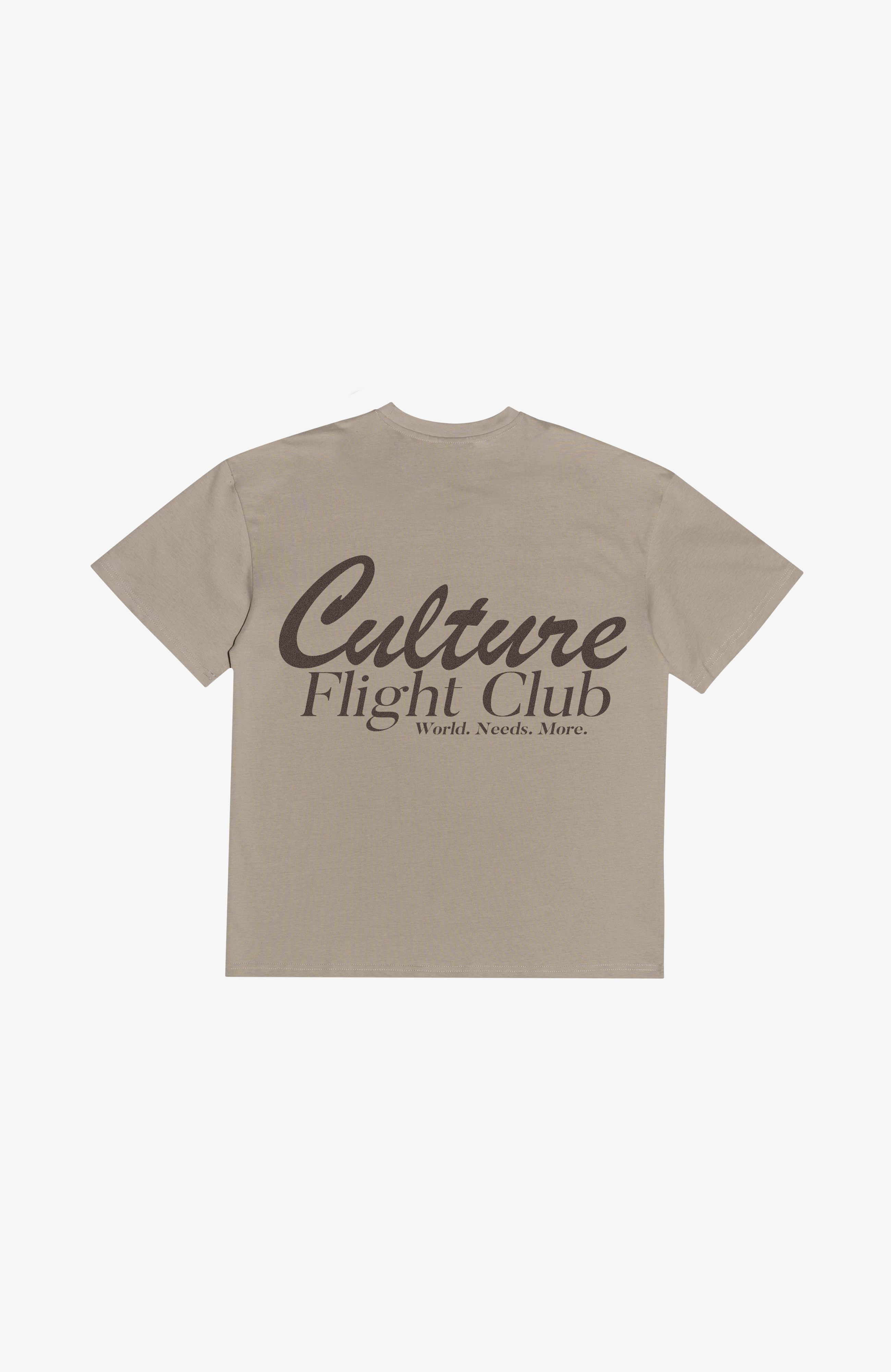 Culture Heritage - Flight Club Tee | Taupe (Challenge Edition)