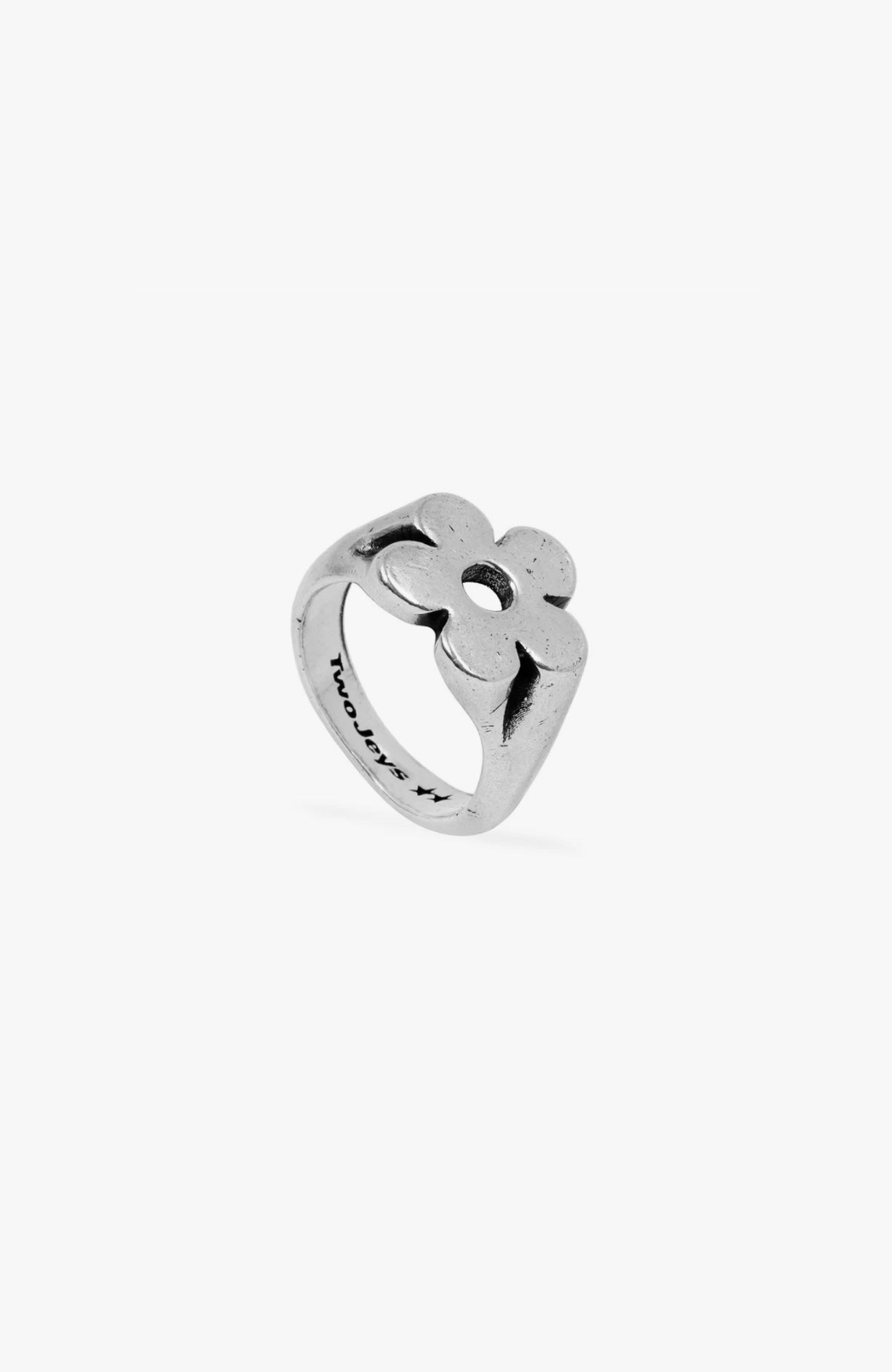 TwoJeys - Flower Ring | Silver