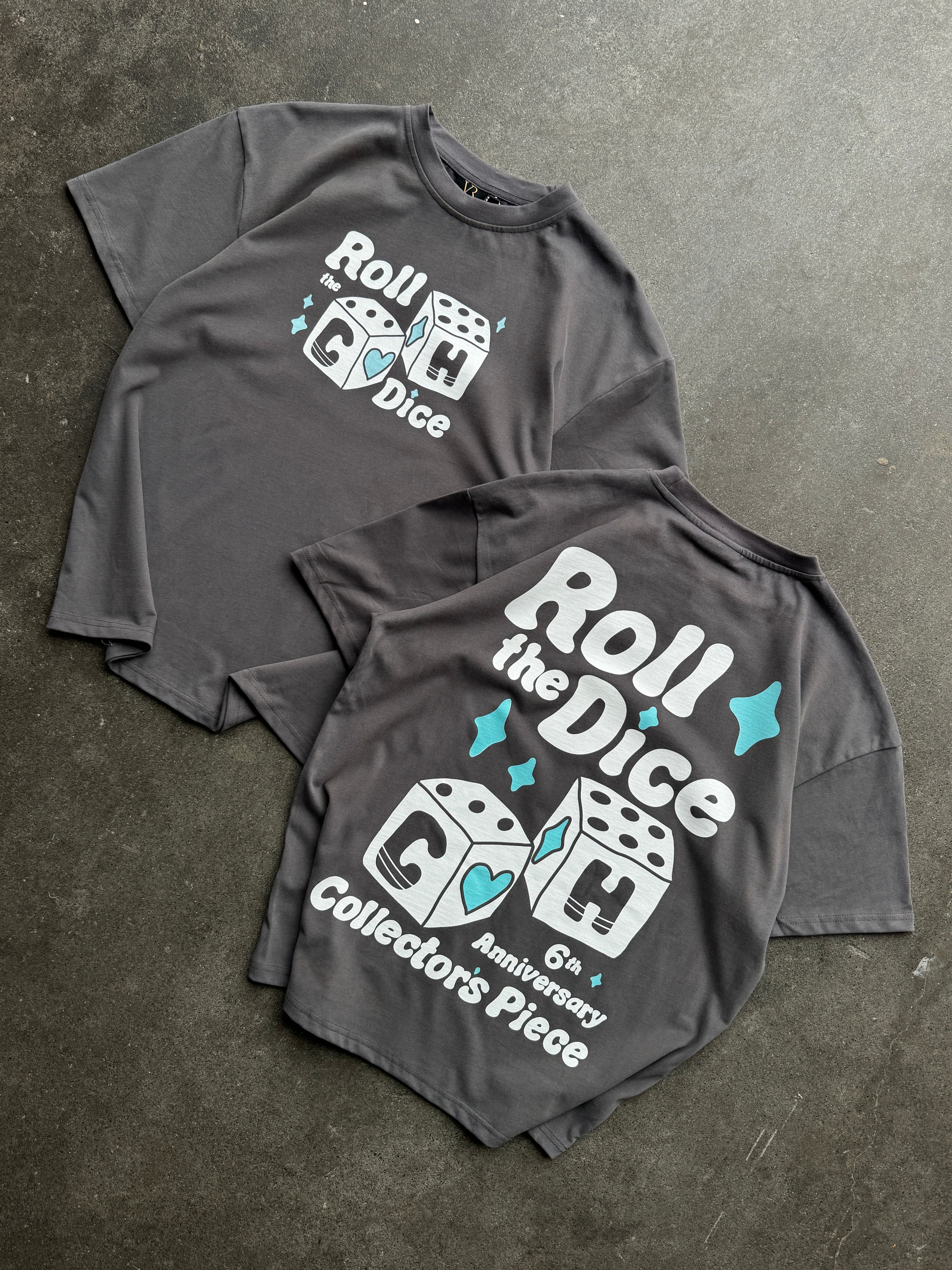 Culture Heritage - Roll the Dice Tee (6th Anniversary) | Graphite