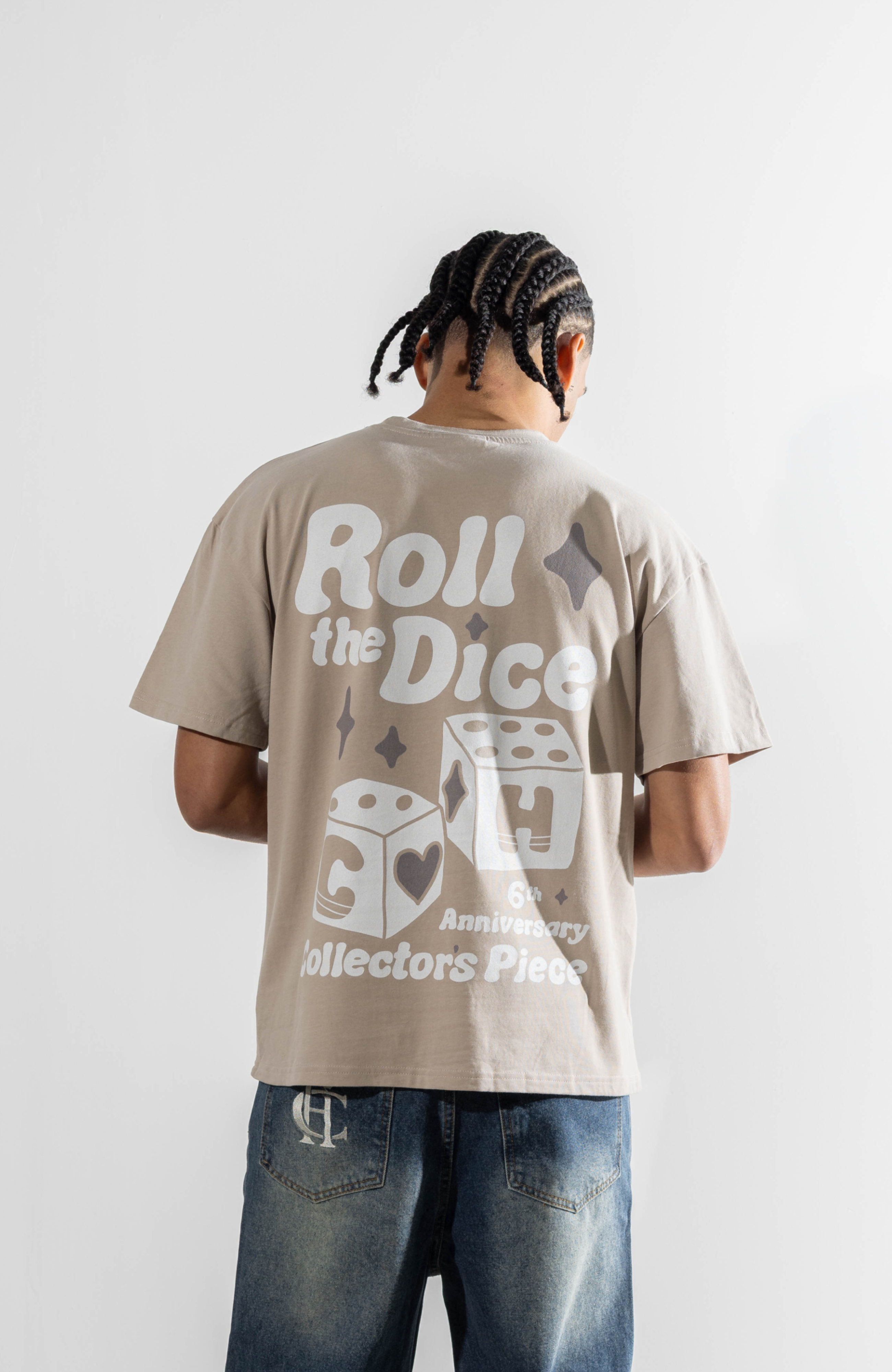 Culture Heritage - Roll the Dice Tee (6th Anniversary) | Taupe