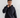 Culture Origins - Embossed Knitted Hoodie | Off Black