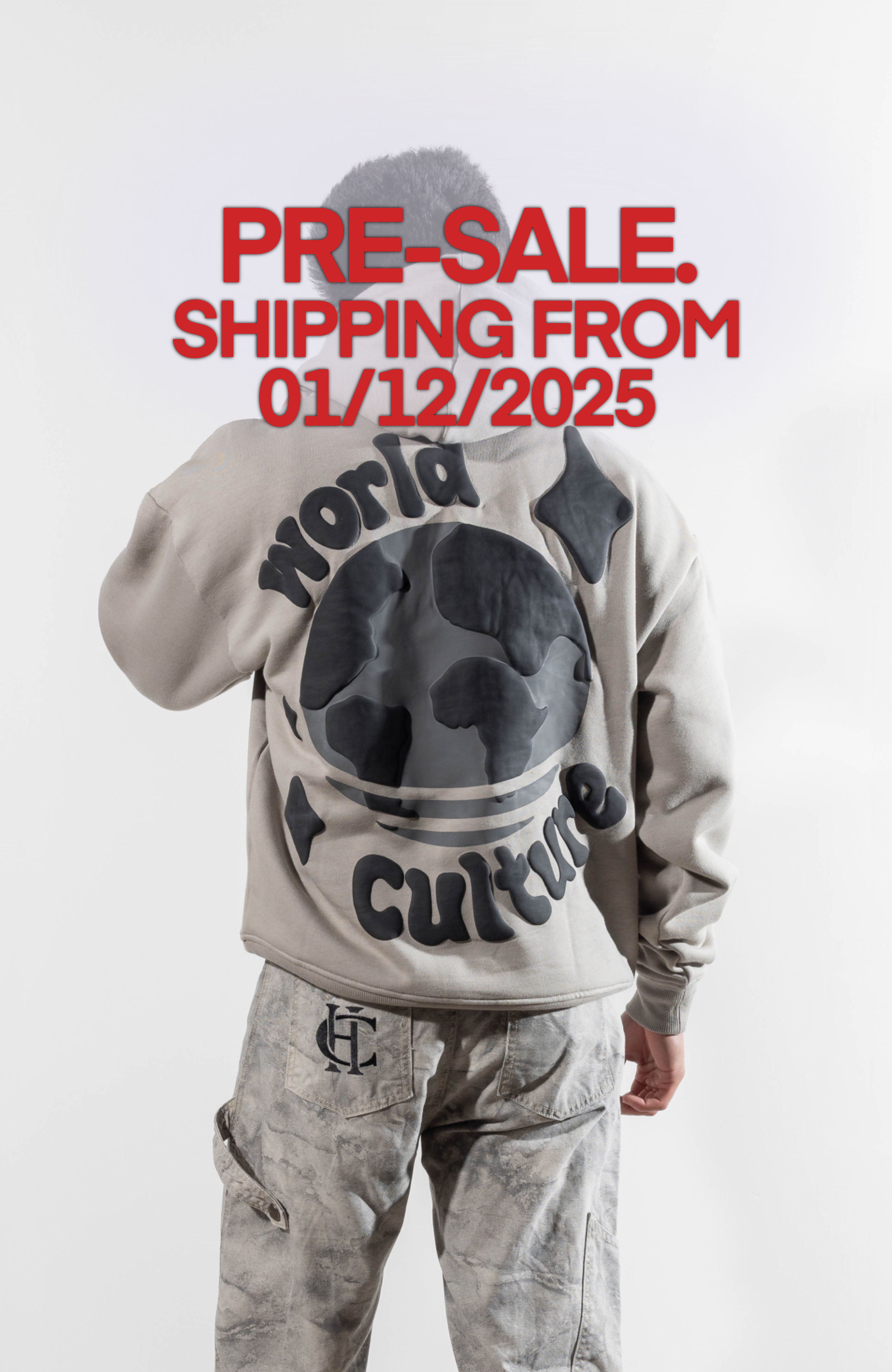 Culture Heritage - World Culture V2 Hoodie | Pebble Grey