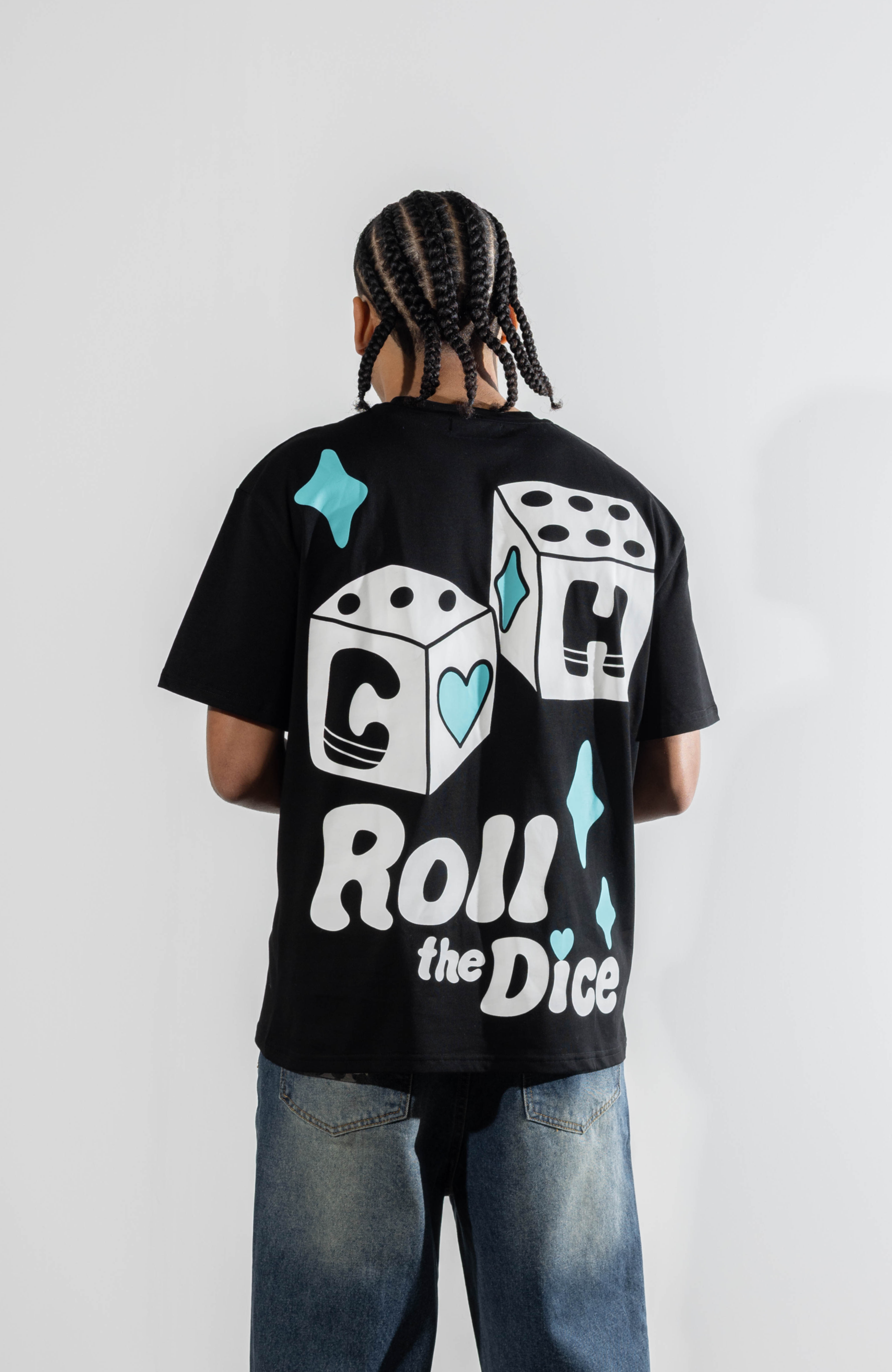 Culture Heritage - Roll the Dice Tee | Black Blue