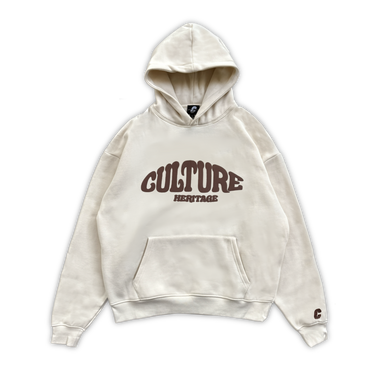 Culture Heritage - Arched Logo Hoodie | Cream/Mocha