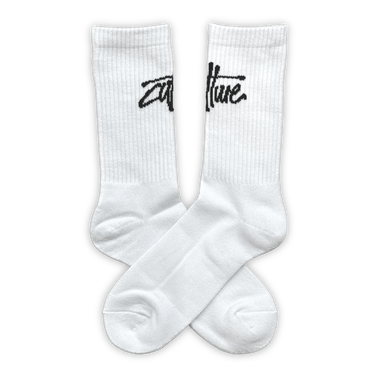 Culture Heritage ‘Graffiti’ Socks White - Single Pair