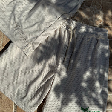 FKA - Mesh Shorts | Ivory & Green