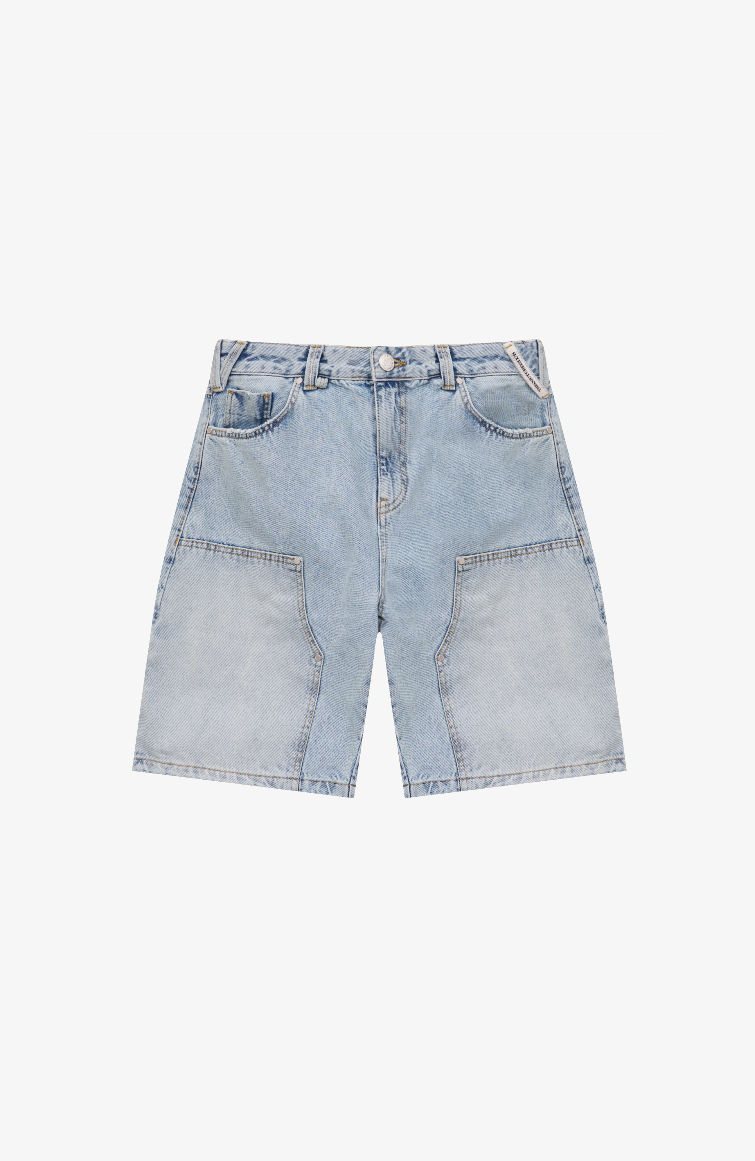 Couture Club - Denim Carpenter Shorts | Blue Wash