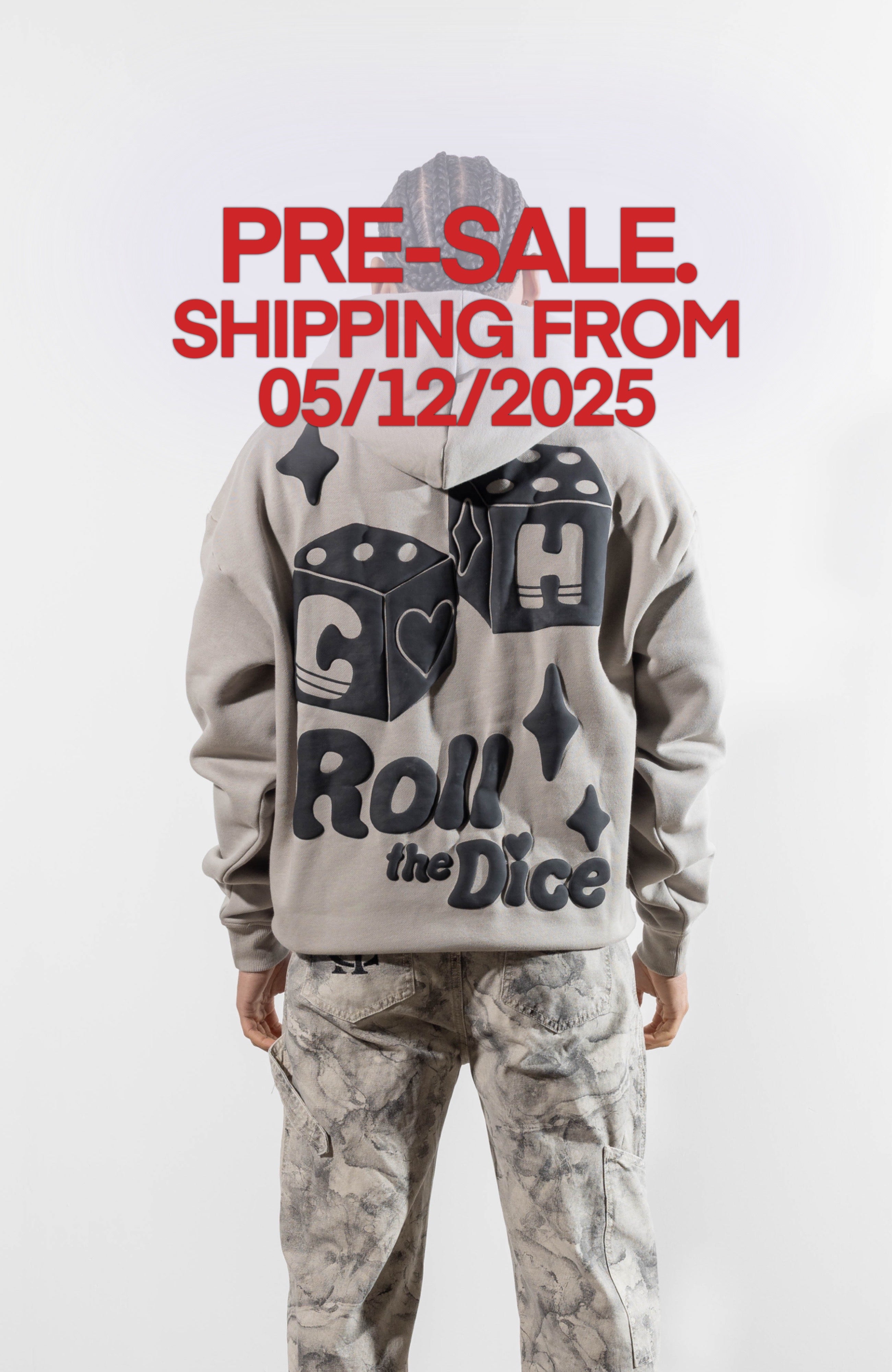 Culture Heritage - Roll the Dice Hoodie | Pebble Black