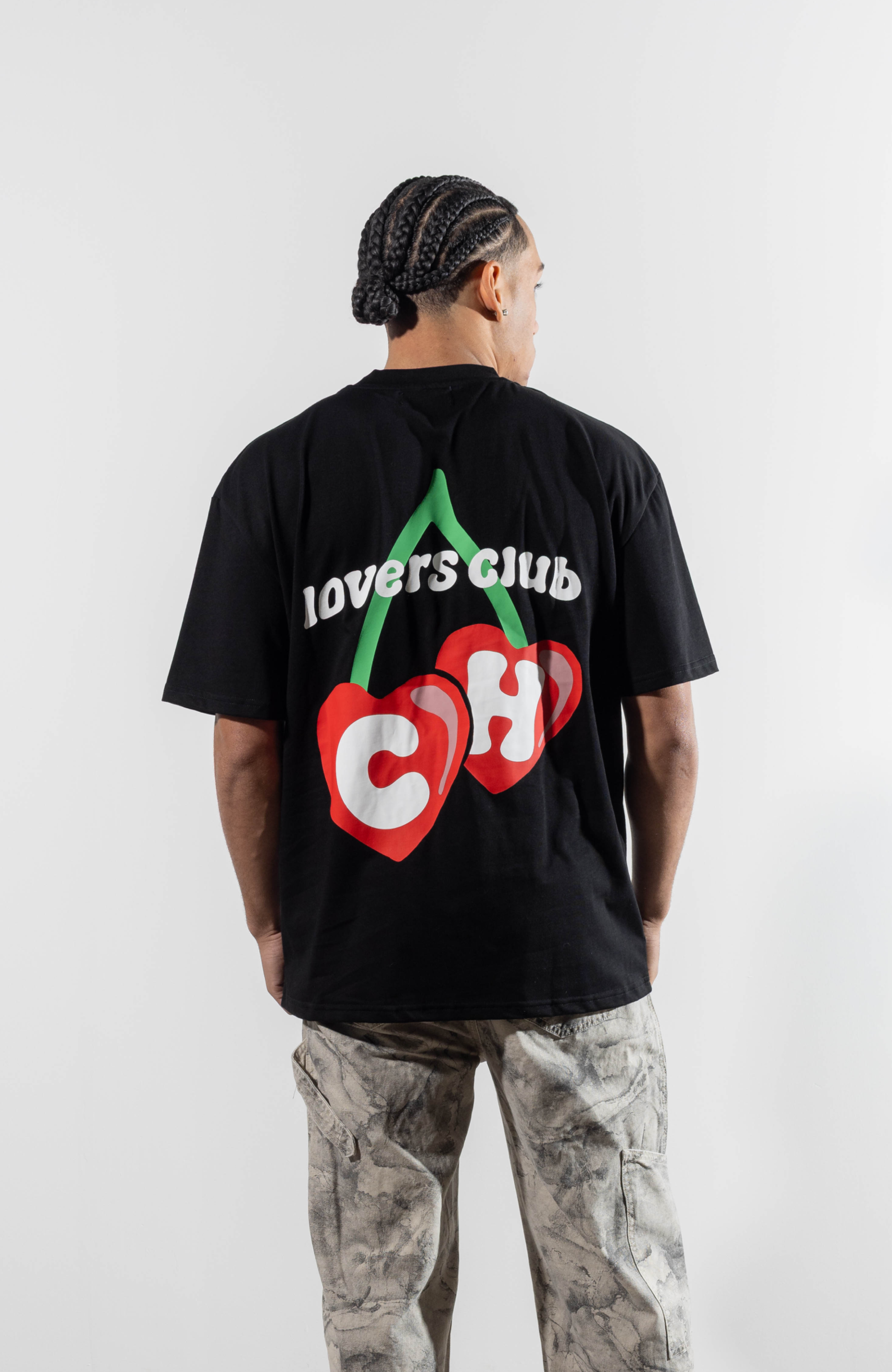 Culture Heritage - Lovers Club Cherry Tee | Black
