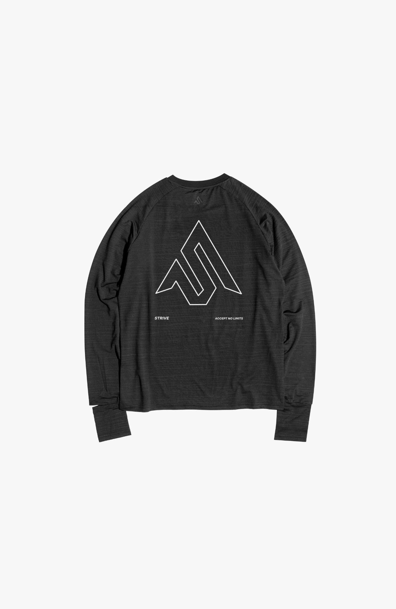 Strive - Outline S Logo L/S Performance Tee | Black