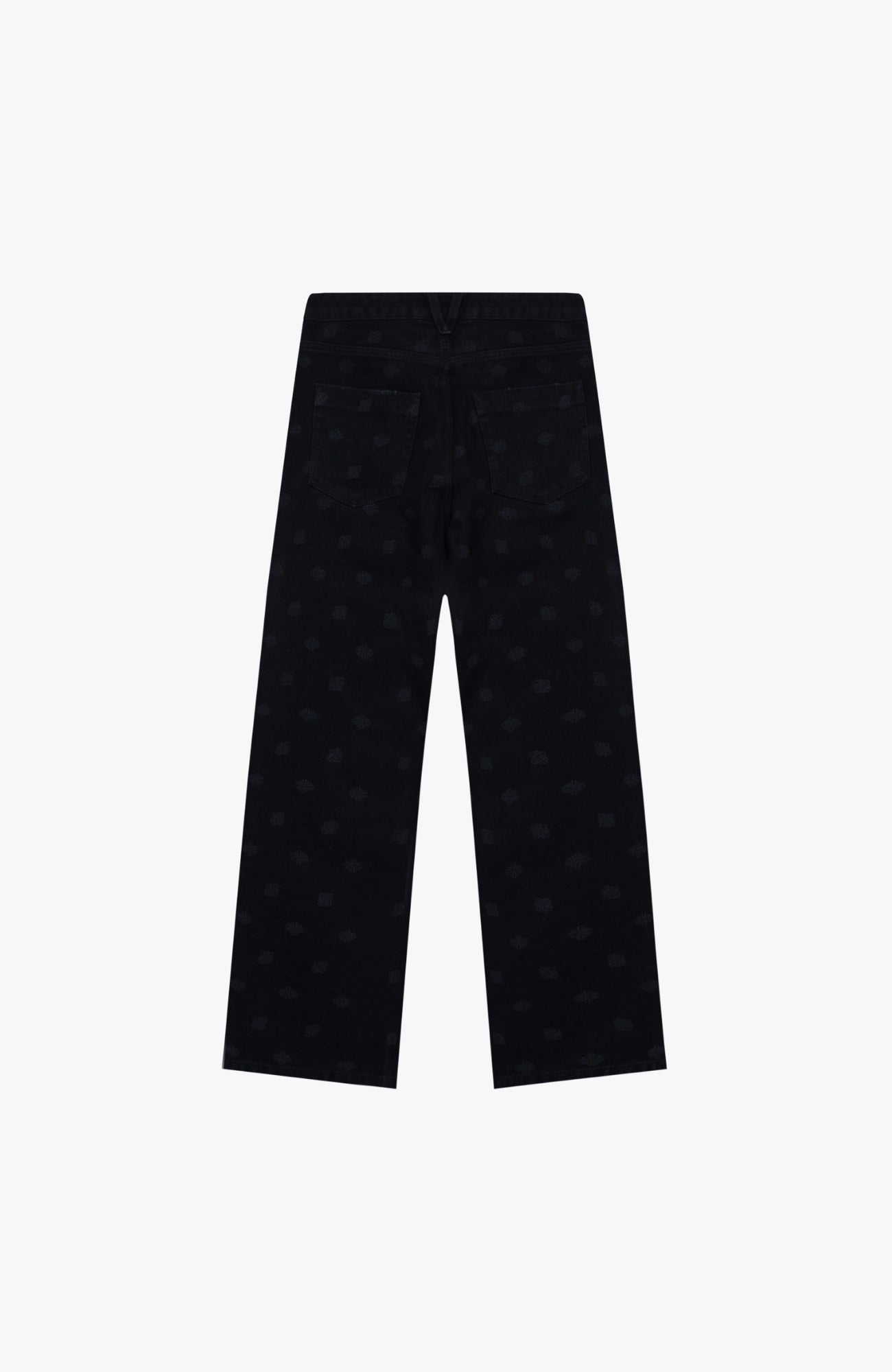 Couture Club - Laser Print Denim | Black