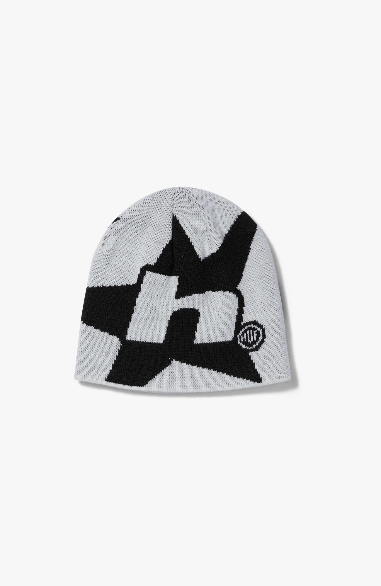 HUF - H Star Skull Beanie | White