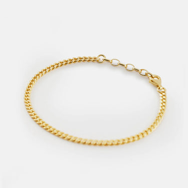 SDN - Gold Plated Diamond Cut Bracelet | Gold