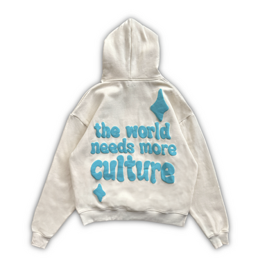 Culture Heritage - World Culture Hoodie | Cream Blue