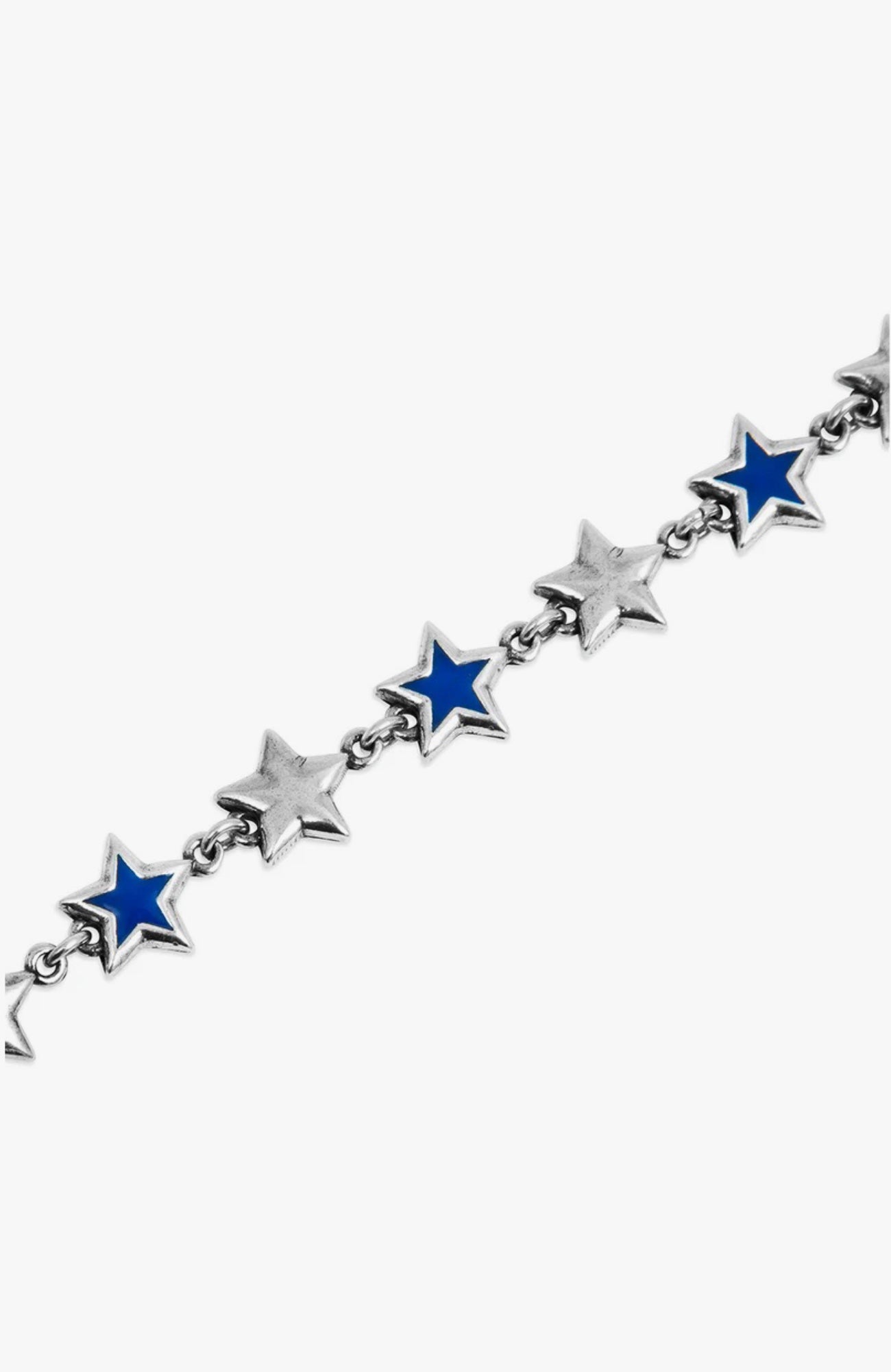 TwoJeys - Enameled Star Bracelet | Silver